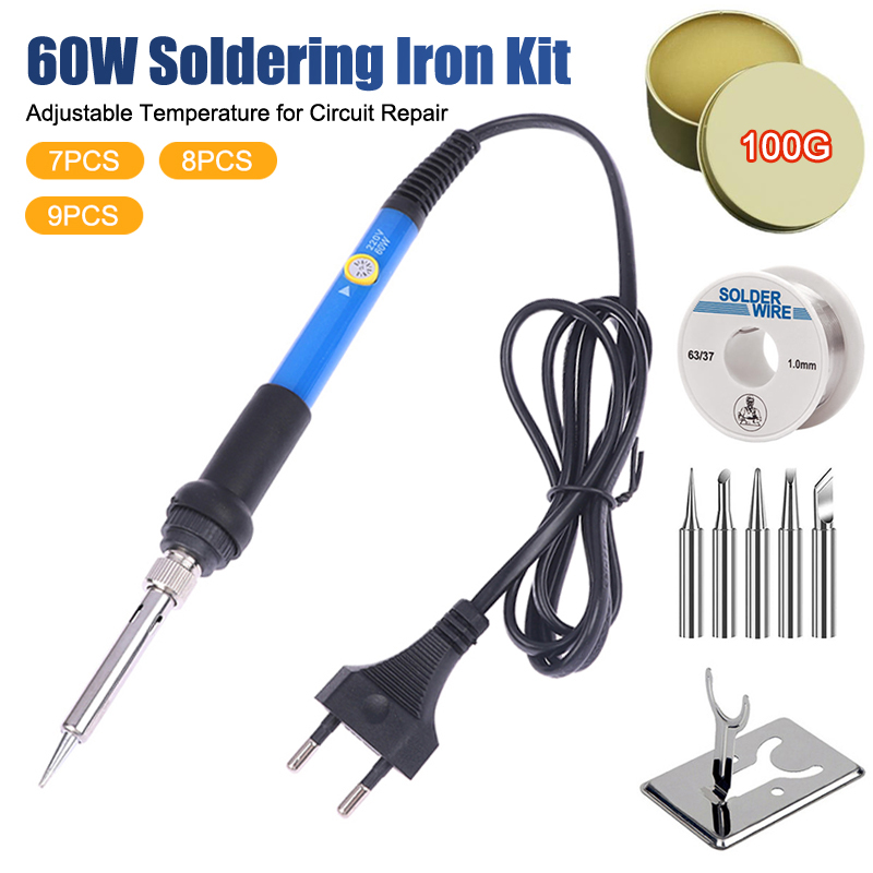 Diy Electronics Tools - Adjustable Temp 220V 60W Electric Soldering