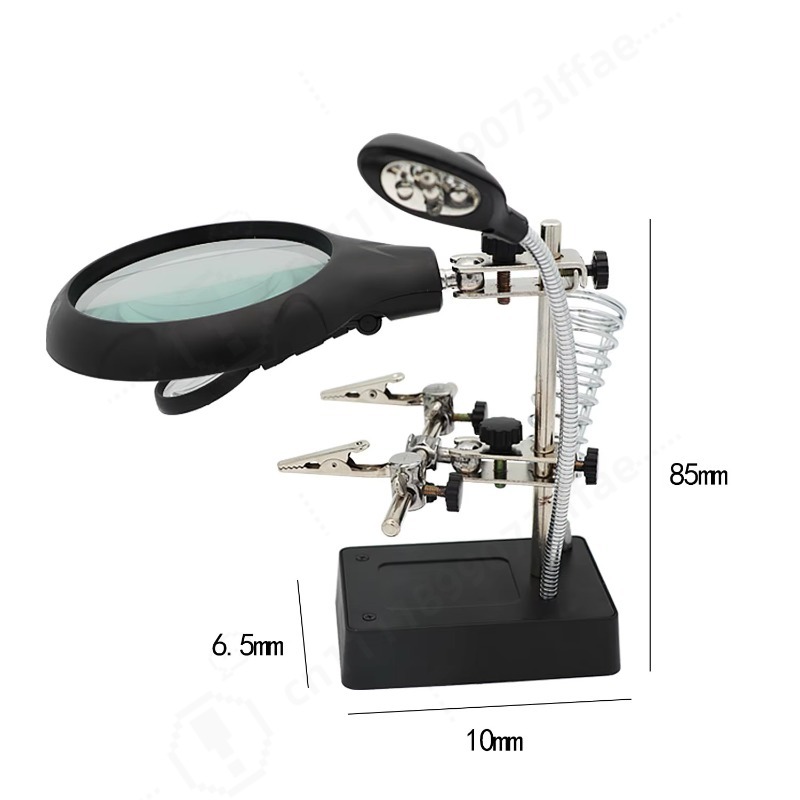Diy Electronics Workbench - 10X Welding Magnifying Glass LED Light