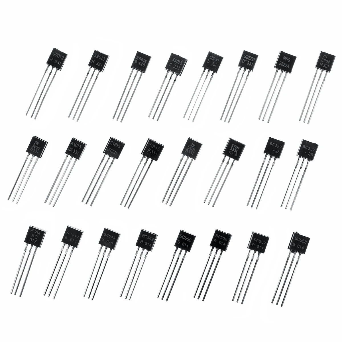480Pcs/Box 24 Types Silicon NP - Mosfet Transistor Set 评论和价格