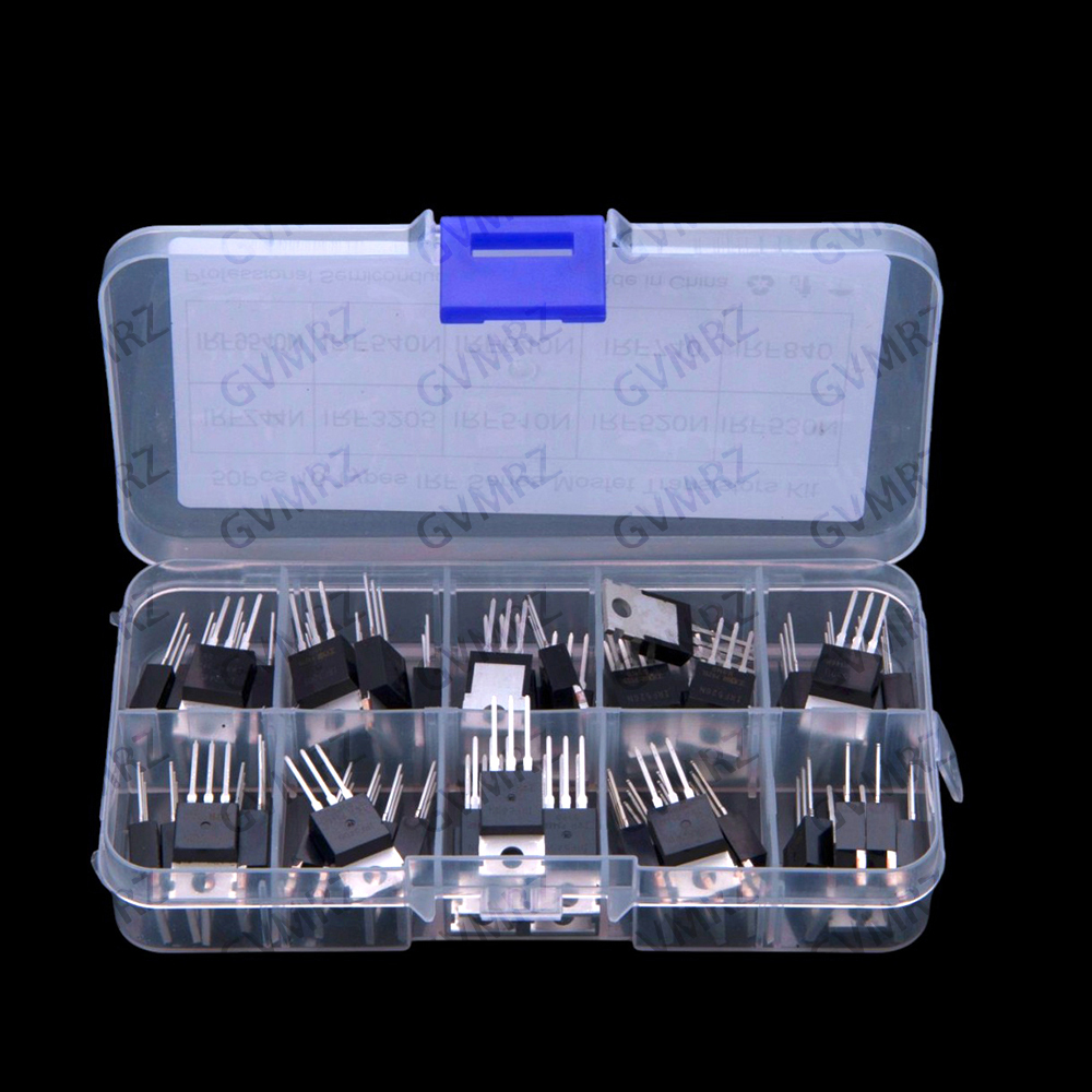 10 Values TO-220 ​​50 PCS IRF  - Mosfet Transistor Set 评论和价格