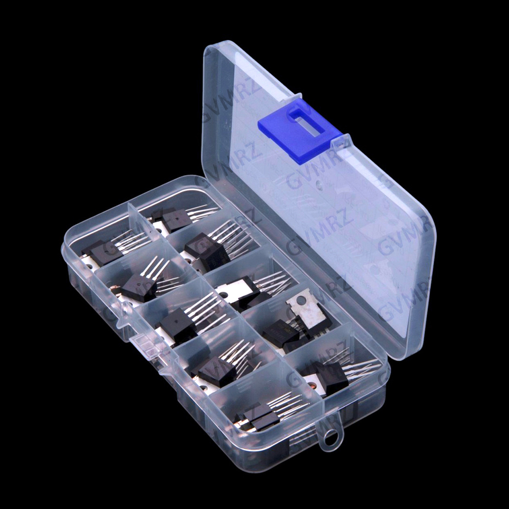 10 Values TO-220 ​​50 PCS IRF  - Mosfet Transistor Set 评论和价格