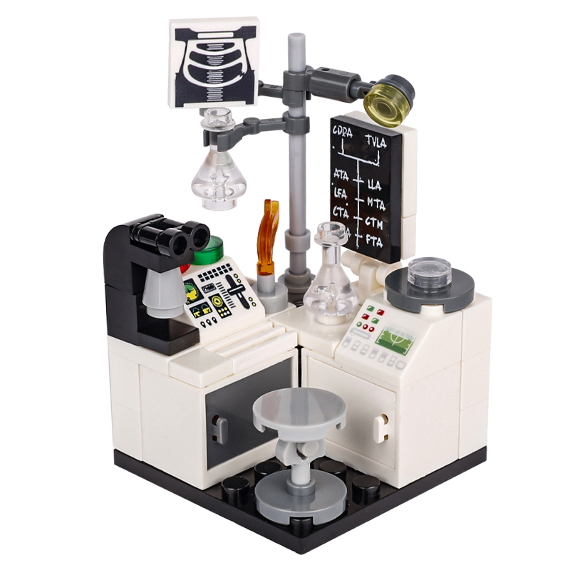MOC City Laboratory Lab Buildi - Diy Electronics Workbench 评论和价格