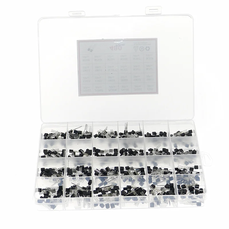 480Pcs 24Types NPN PNP Transis - Mosfet Transistor Set 评论和价格