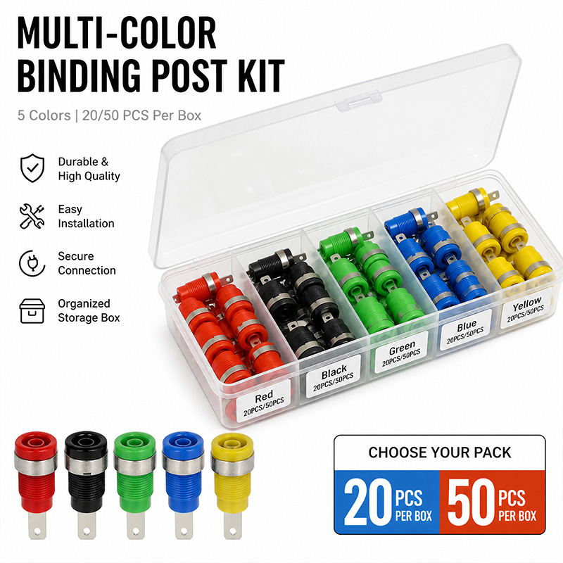 Multi-Color Binding Post Kit 2 - Diy Audio Electronics Kit 评论和价格