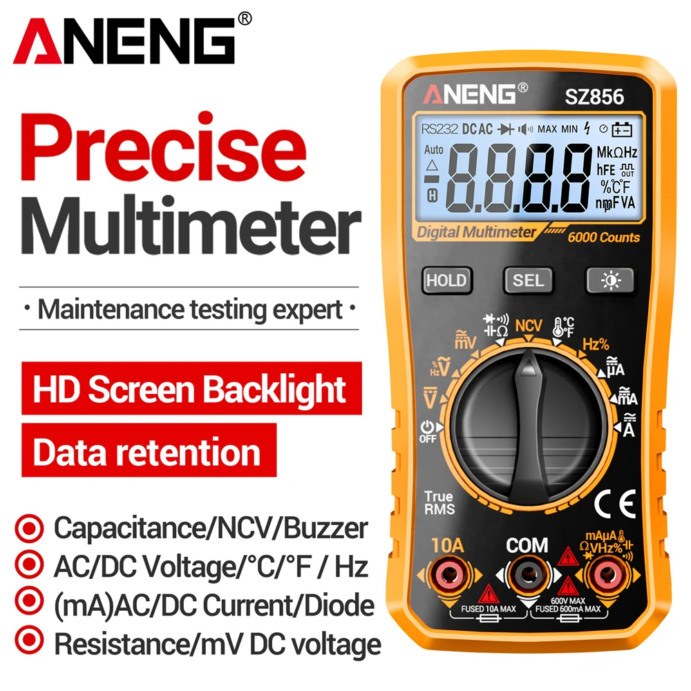 ANENG SZ856 intelligent multim - Diy Electronics Table 评论和价格