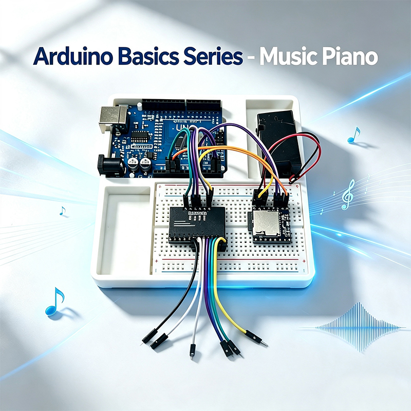 Arduino Basics Series Music Pi - Diy Electronics Projects For Beginners 评论和价格