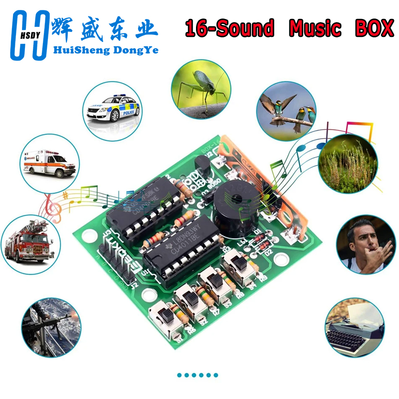 16 Music Sound Box BOX-16 Boar - Diy Audio Electronics Kit 评论和价格