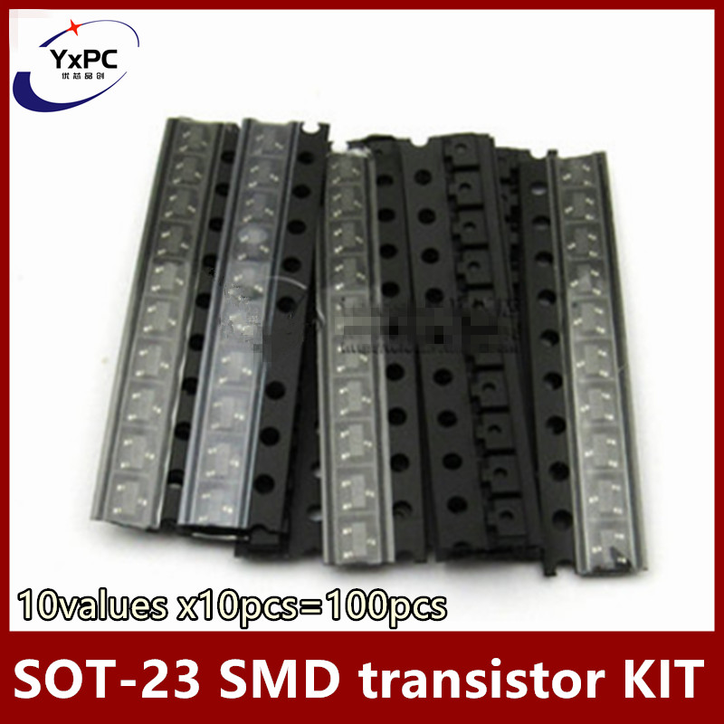 10values x10pcs=100pcs SOT-23  - Mosfet Transistor Set 评论和价格