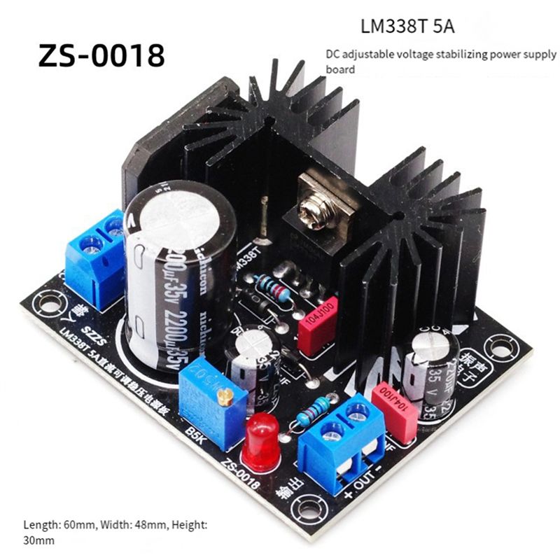 LM338 5A Output Adjustable Lin - Diy Electronics Supplies 评论和价格