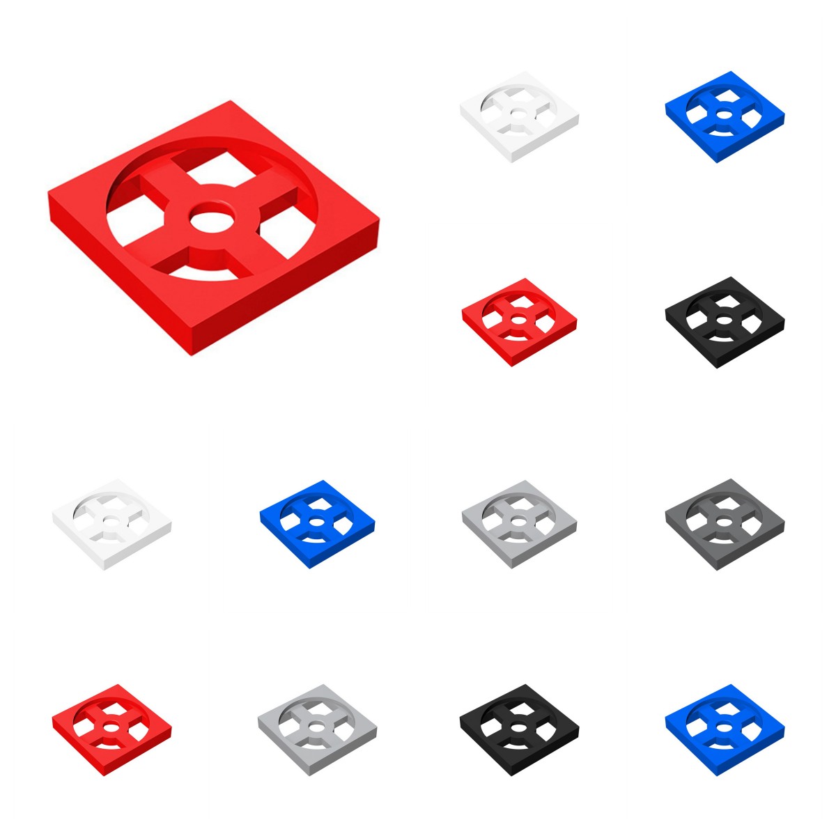 50pcs 3680 3679 Turntable 2 x  - Diy Lego Electronics 评论和价格