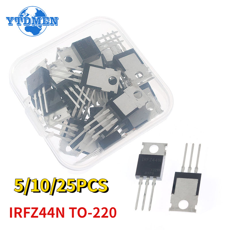 5-25pcs IRFZ44N TO220 IRFZ44NP - Mosfet Transistor Set 评论和价格