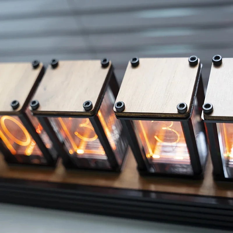 Luxury Nixie Glow Tube Clock W - Diy Electronics Table 评论和价格