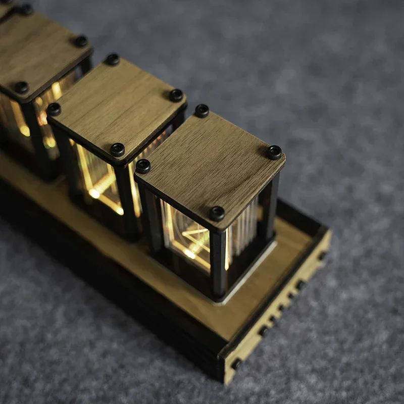 Luxury Nixie Glow Tube Clock W - Diy Electronics Table 评论和价格