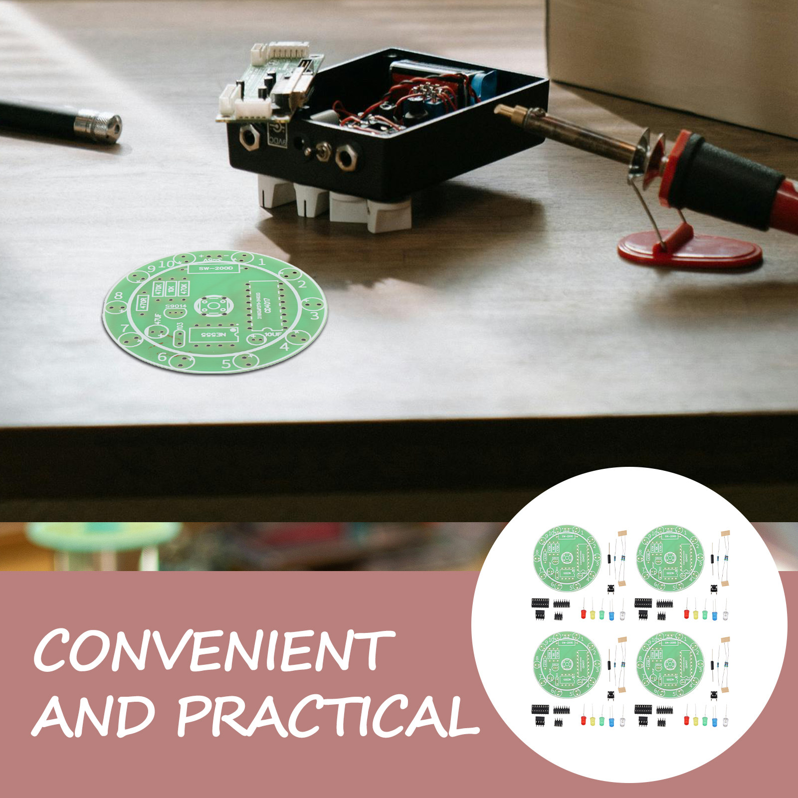 Solder Board Practice Beginner - Diy Electronics Projects For Beginners 评论和价格