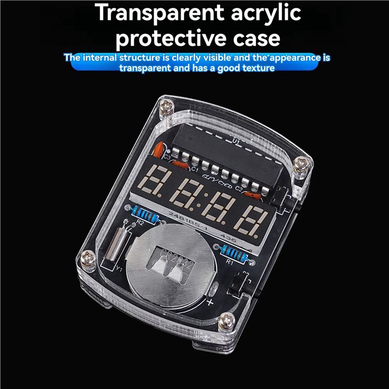 2X DIY Watch LED Watch Electro - Diy Electronics Project Kit 评论和价格