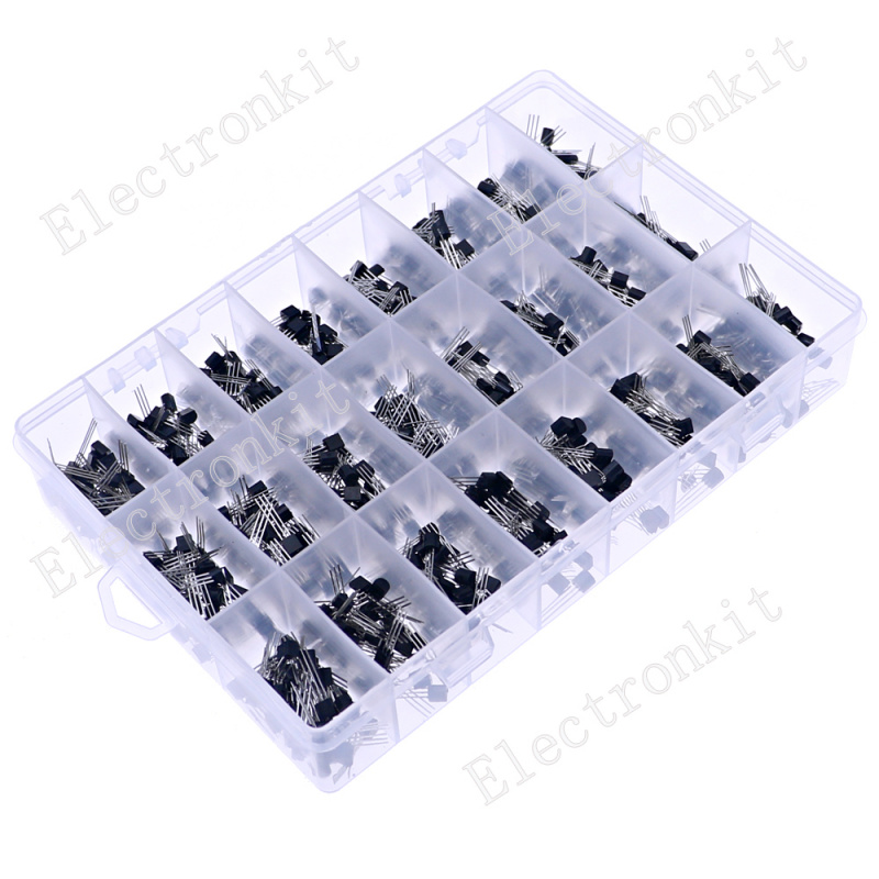 840pcs 24Values TO-92 PNP/NPN  - Mosfet Transistor Set 评论和价格