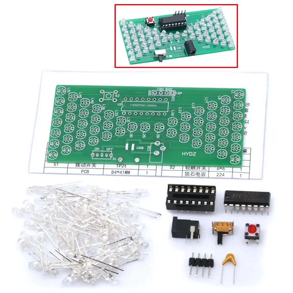 5V Electronic Hourglass DIY Ki - Diy Electronics Projects For Beginners 评论和价格